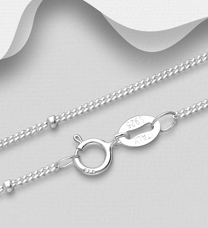 Curb Chain with Donut Ball