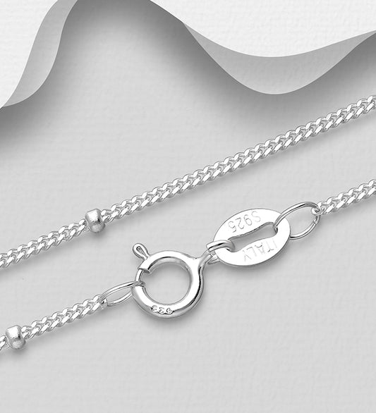 Curb Chain with Donut Ball