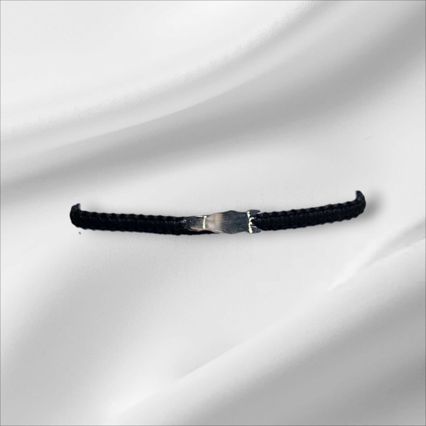 Customizable Horsehead Pendant on Wax Cord Slider Bracelet