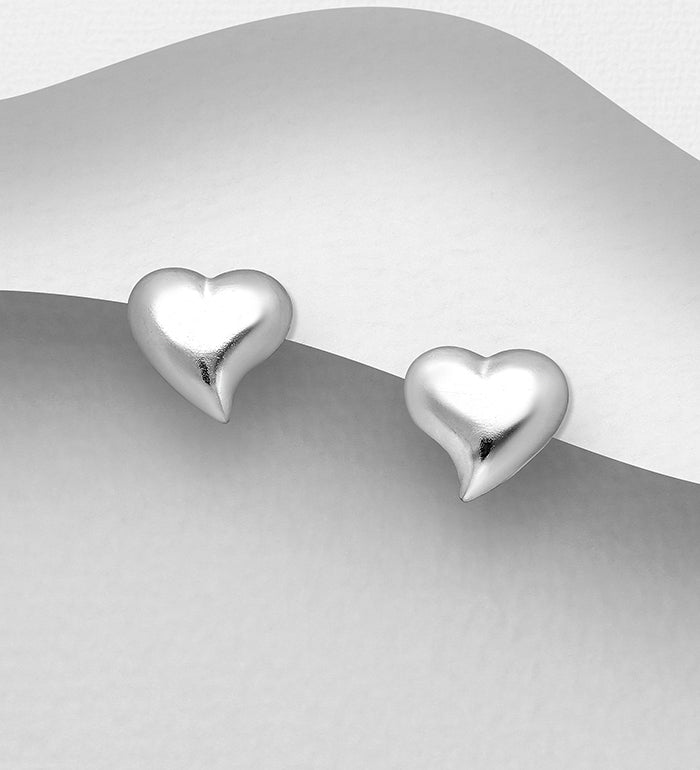 Heart Push-Back Earrings