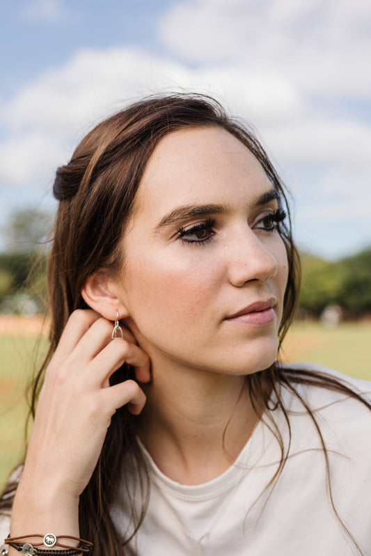 Stirrup Dangle Earrings