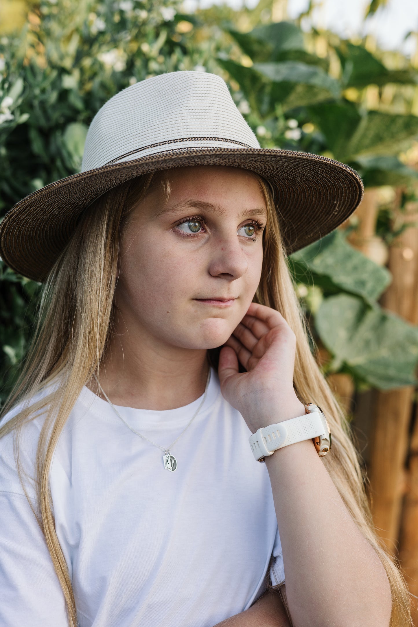 Argentium Silver Small Pendant with Horse Head Negative Cutout Design on Sterling Silver Chain